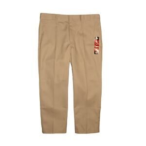 DICKIES NEW $30 Original 874 Work Pants Khaki‎ Flat Front Men's 42